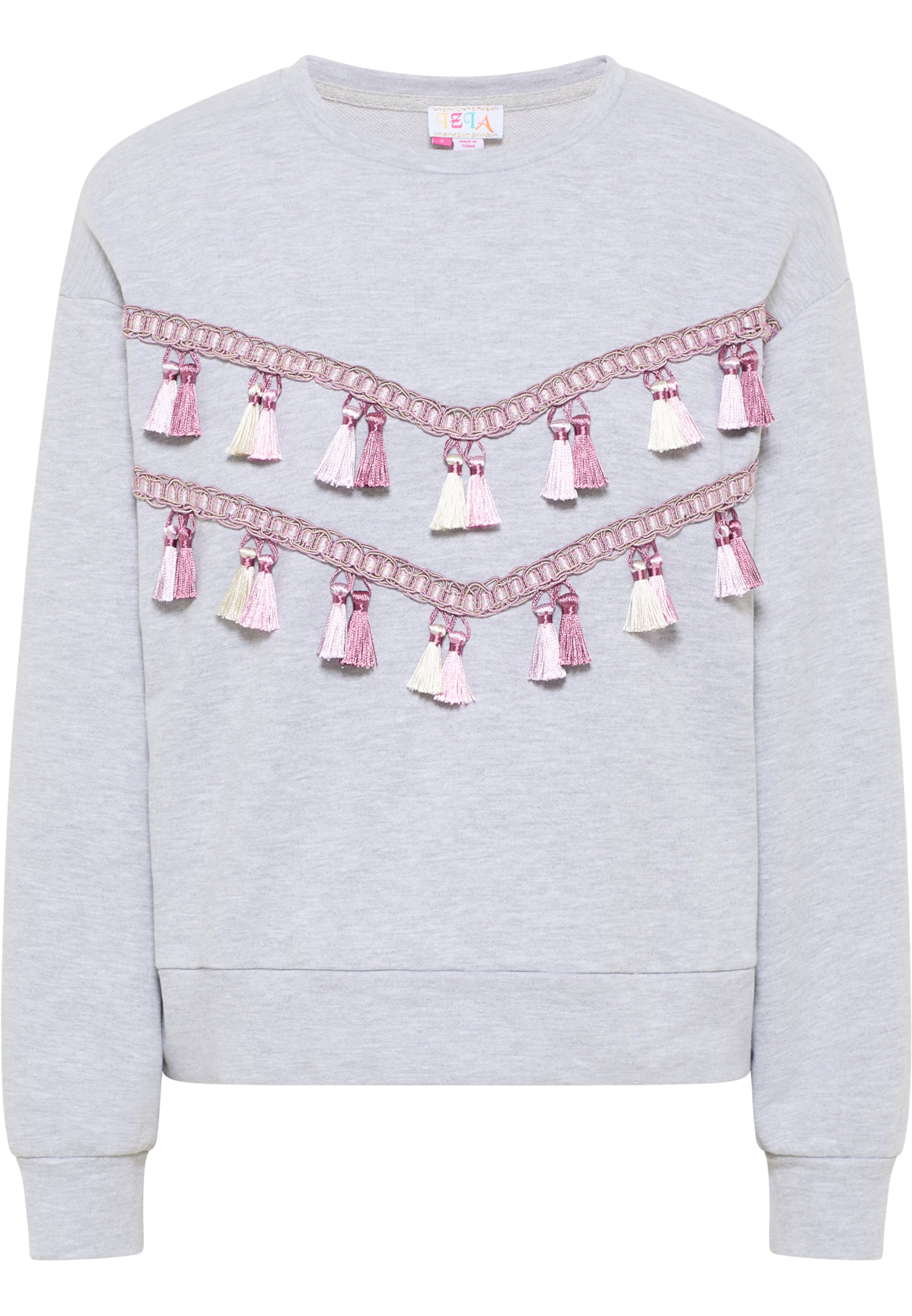 IZIA Μπλούζα φούτερ σε γκρι: μπροστά