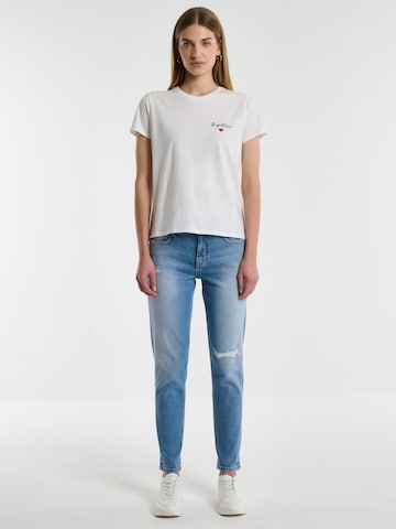 BIG STAR Slimfit Jeans ' MAGGIE ' in Blauw