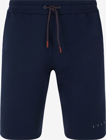 Born Living Yoga Regular Workout Pants ' Yangtse ' in Blue: front