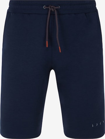 Born Living Yoga Regular Workout Pants ' Yangtse ' in Blue: front