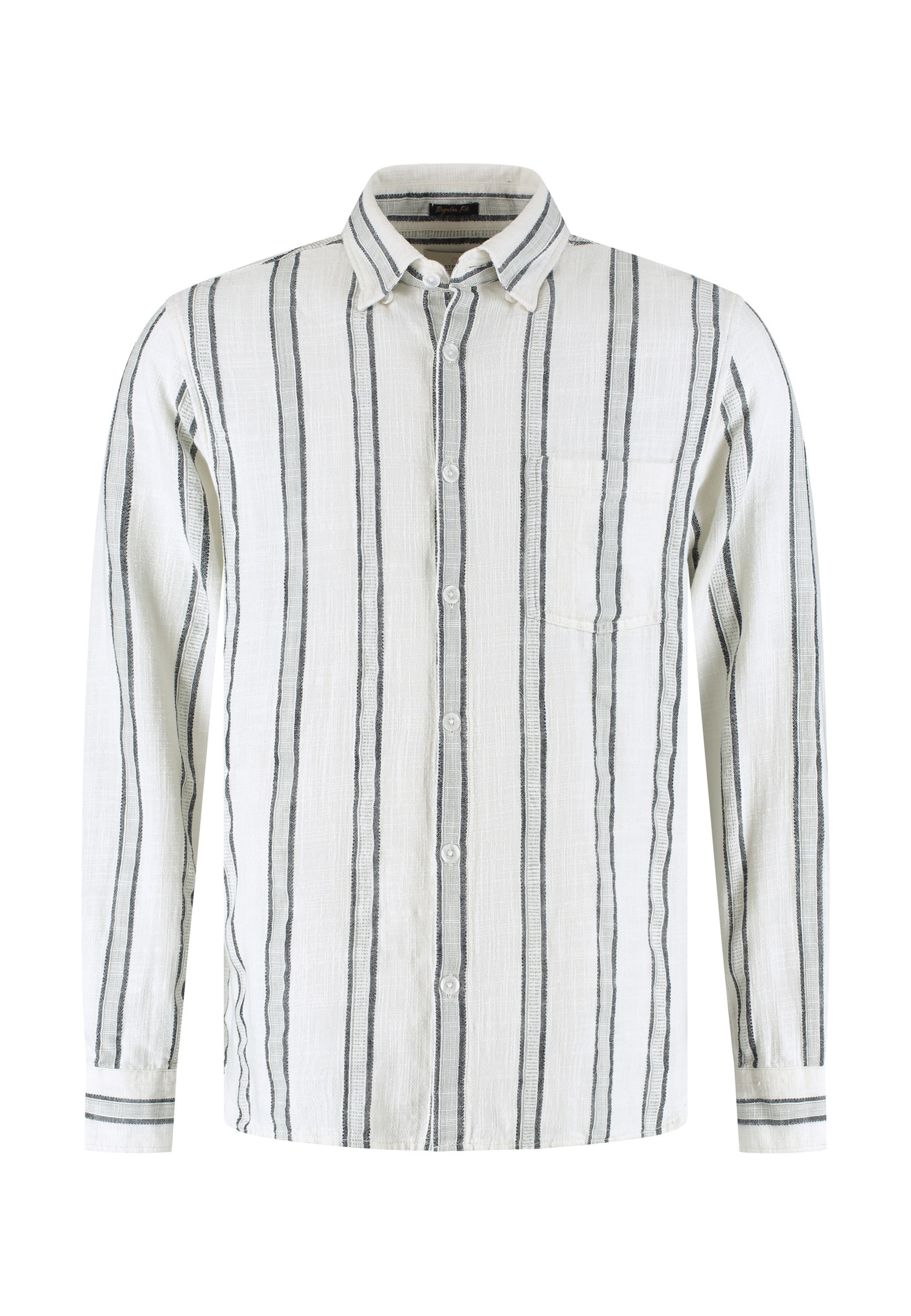 Dstrezzed Regular fit Overhemd 'Scott' in Wit: voorkant