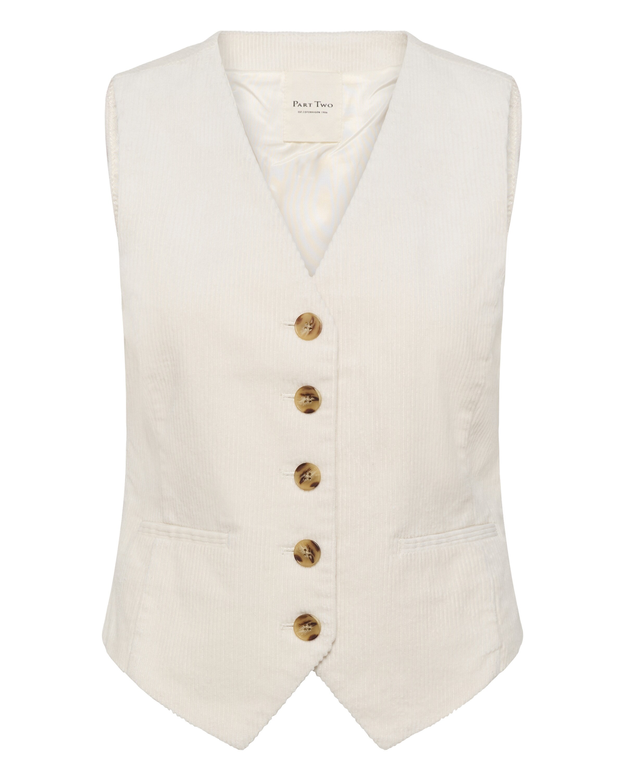 Part Two Bodywarmer 'Linka' in Beige: voorkant