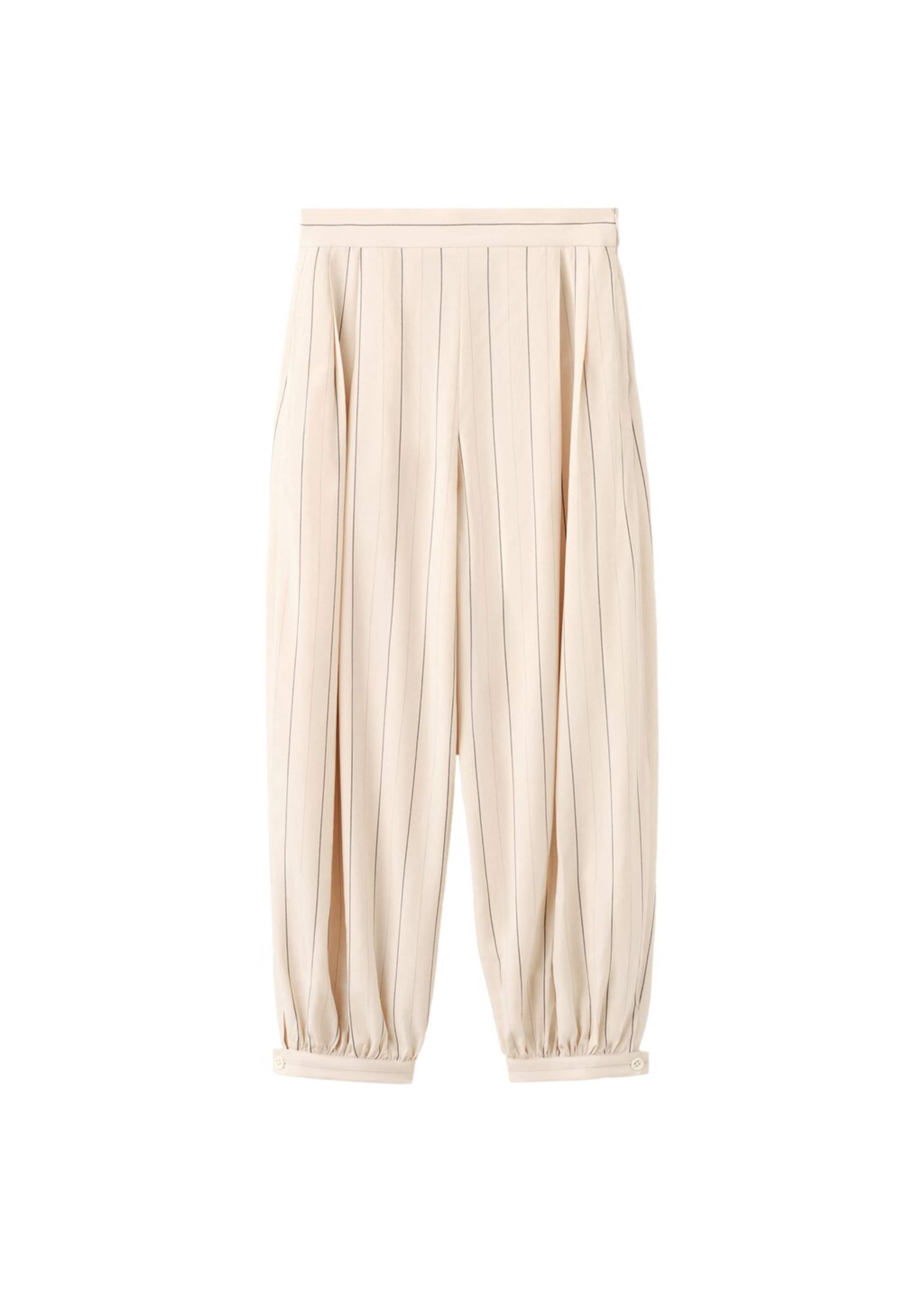 MANGO Tapered Pants 'Malta' in Beige: front