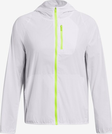 UNDER ARMOUR Athletic Jacket 'PHANTOM' in White: front