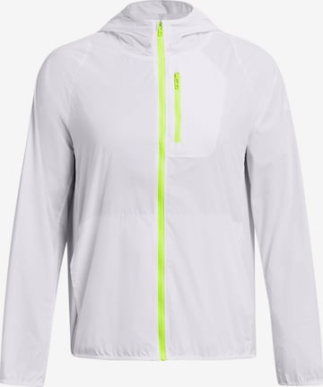 UNDER ARMOUR Athletic Jacket 'PHANTOM' in White: front