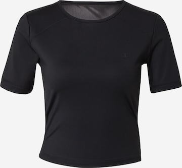 T-shirt fonctionnel Champion Authentic Athletic Apparel en noir : devant