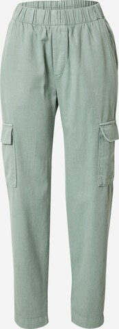 Regular Pantalon cargo 'BROKEN' GAP en vert : devant