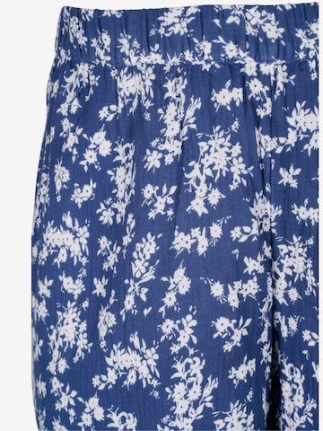 Zizzi Normalny krój Spodnie 'Cecilie' w kolorze niebieski
