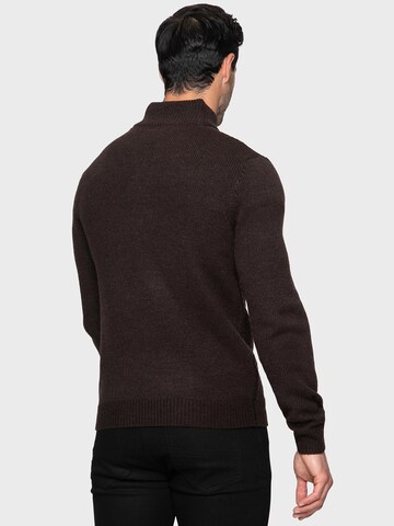 Threadbare Sweater 'Maxwell' in Brown