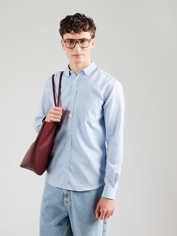Slim fit Cămașă 'ONSAlvares' de la Only & Sons pe albastru: față