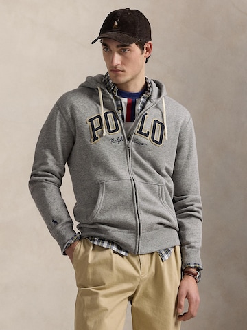 Polo Ralph Lauren Суичъри с качулка в сиво: отпред