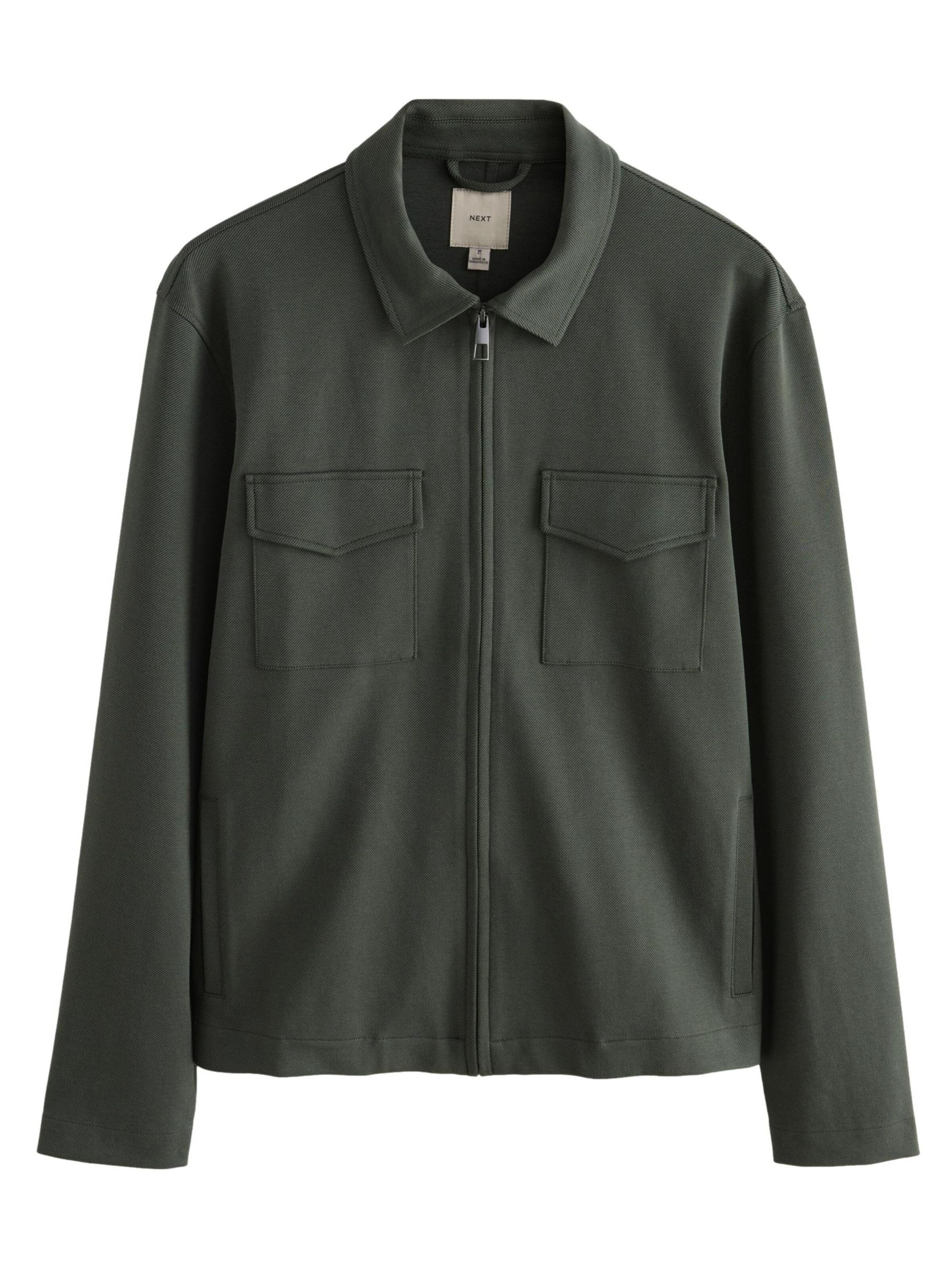 Geacă de primăvară-toamnă de la Next pe verde: față