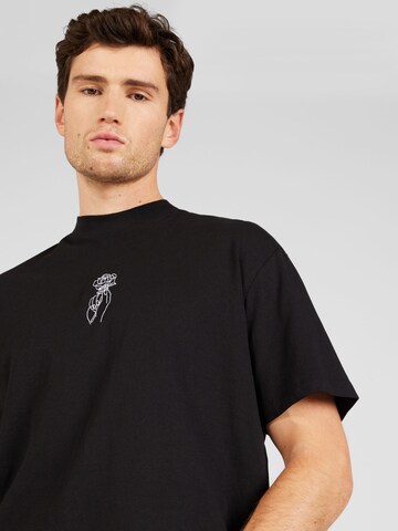 TOPMAN Shirt in Schwarz