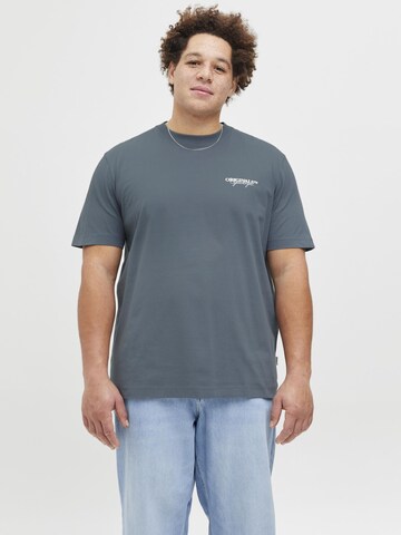 Jack & Jones Plus Koszulka 'JORIslington' w kolorze szary: przód
