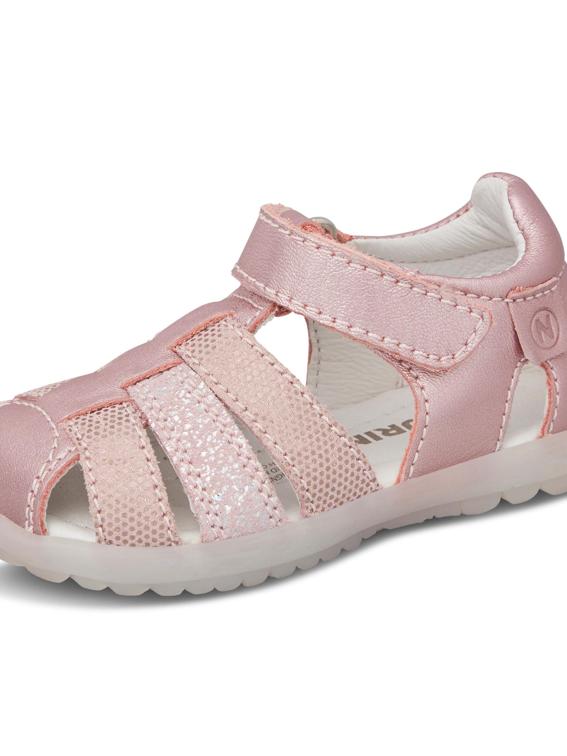 NATURINO Sandalen 'SEE' in Roze: voorkant