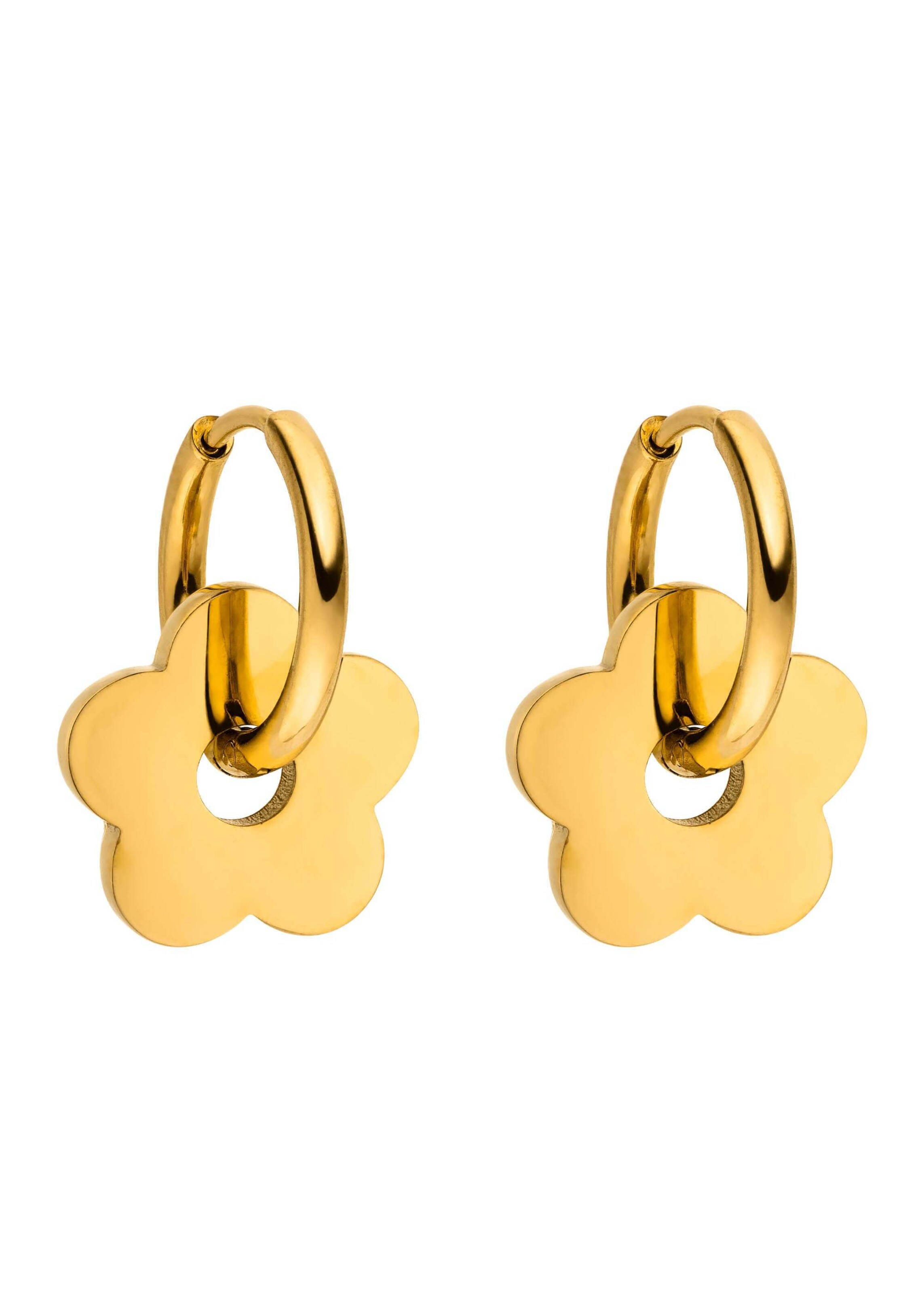 PURELEI Ohrringe 'Flower' in Gold: Vorderseite