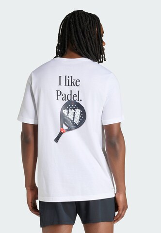 ADIDAS PERFORMANCE Funktionsshirt in Weiß: Vorderseite