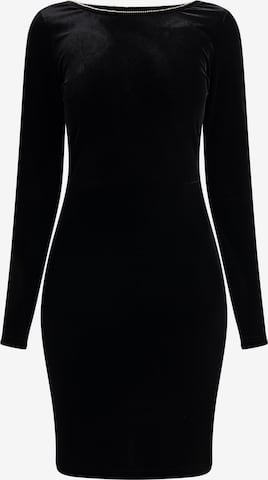 faina Cocktail Dress in Black: front