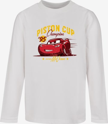 T-Shirt 'Cars - Piston Cup Champion' ABSOLUTE CULT en blanc : devant