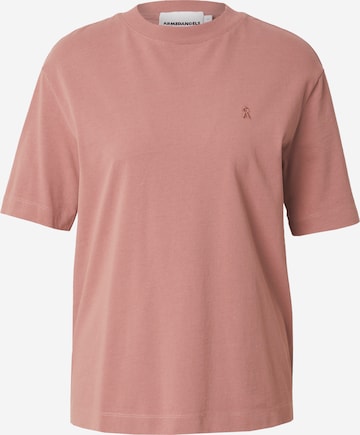 T-shirt 'TARJAA' ARMEDANGELS en rose : devant