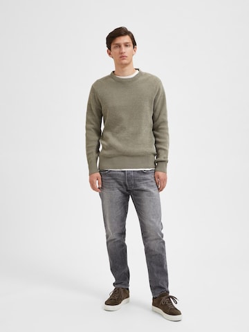 SELECTED Pullover 'Rodney' i grå