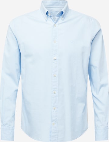 mėlyna Hackett London Priglundantis modelis Marškiniai: priekis