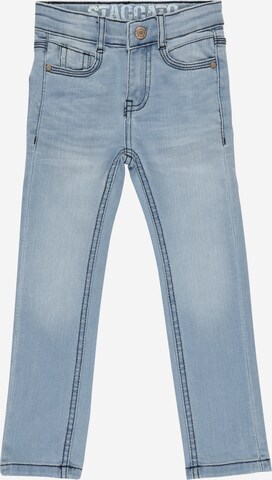 STACCATO Slimfit Jeans in Blauw: voorkant