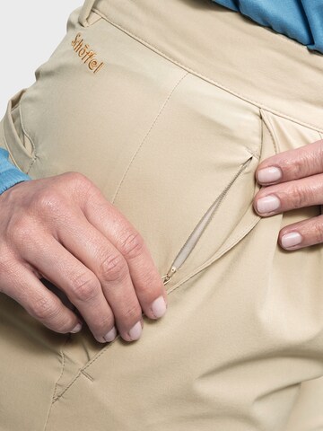 Schöffel Regular Outdoor trousers ' Annecy L ' in Beige