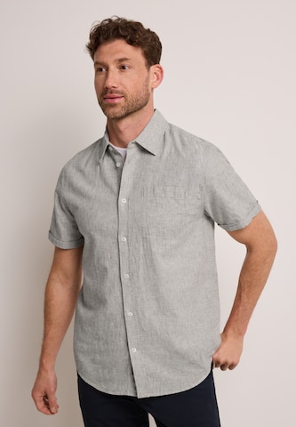 Street One MEN Regular Fit Hemd in Braun: Vorderseite