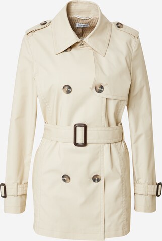 ESPRIT Between-Seasons Coat in Beige: front