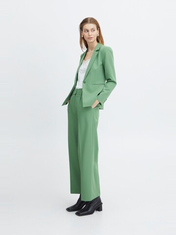 ICHI Slimfit Blazer 'Lexi' in Grün