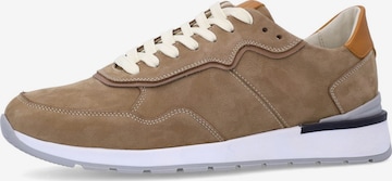 Baskets basses MANFIELD en beige : devant