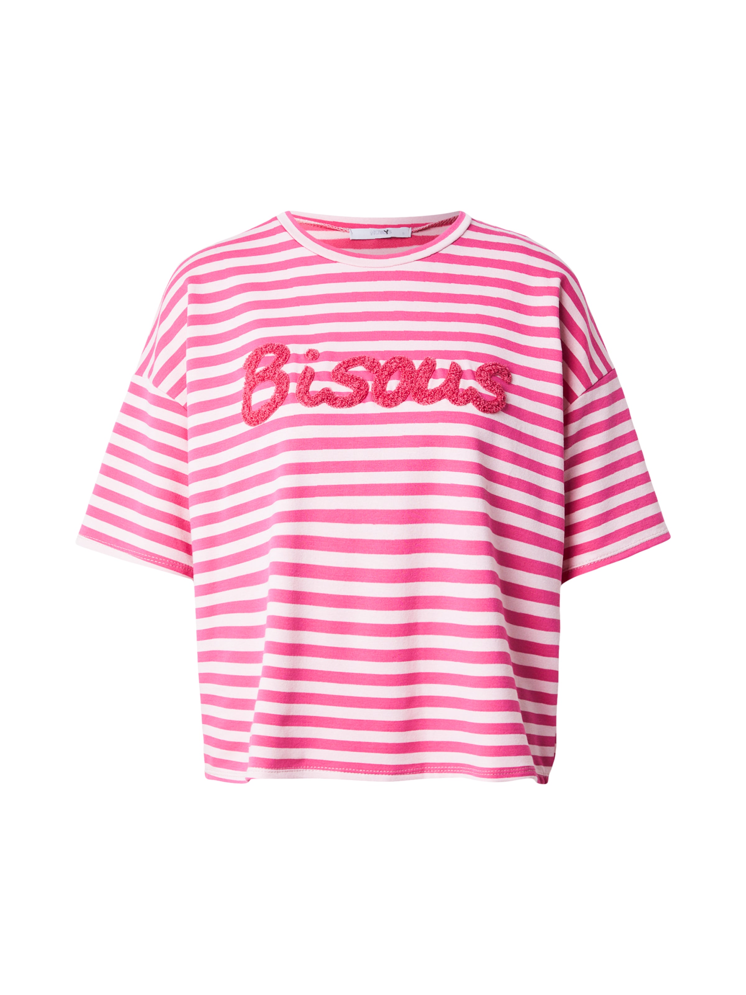 Hailys Tričko 'Pa44li' ve velikosti XS - pink / tmavě růžová / bílá, Produkt