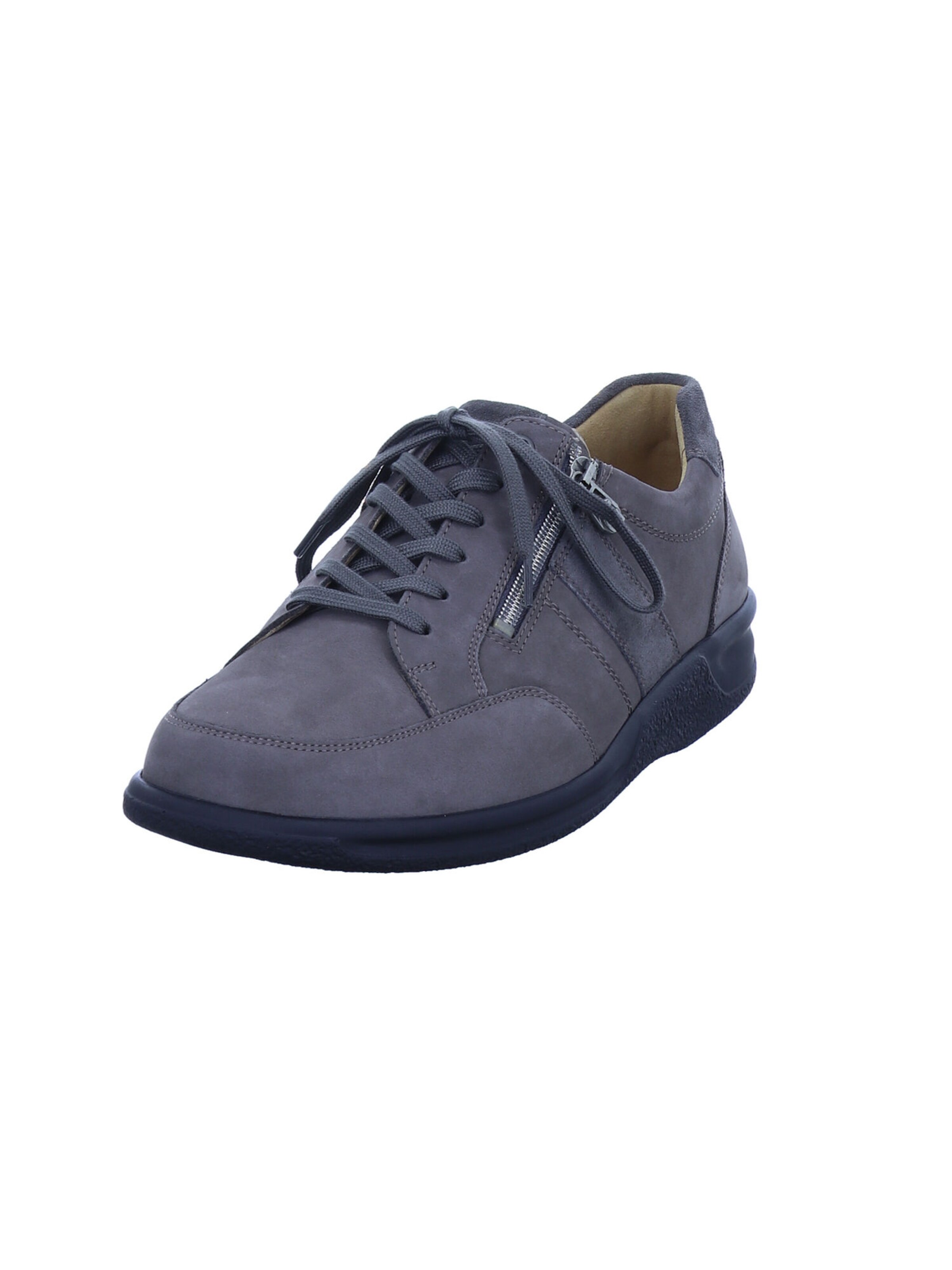 Ganter Lace-Up Shoes 'Kurt' in Grey: front