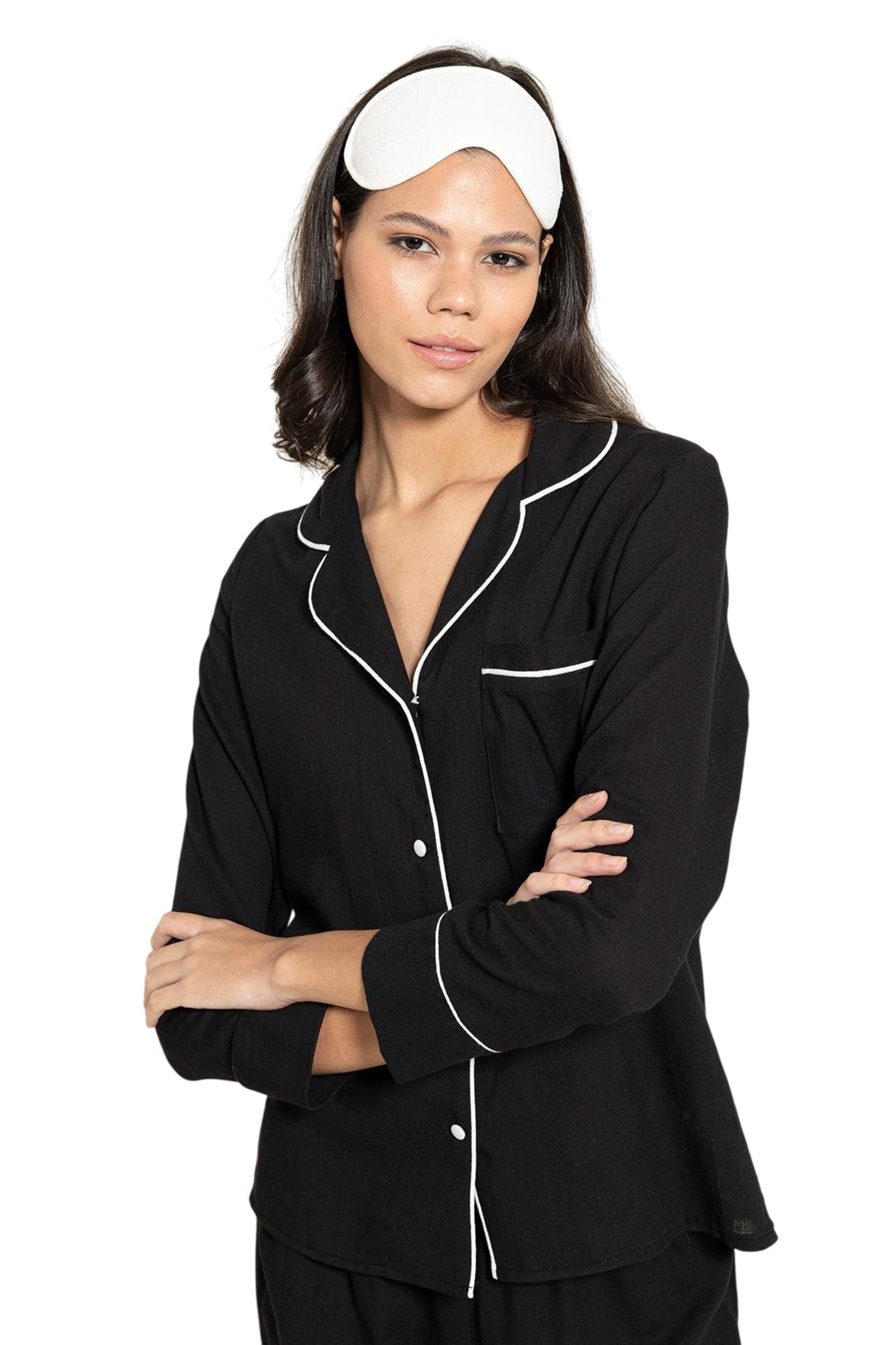 For You Moda Pajama in Black