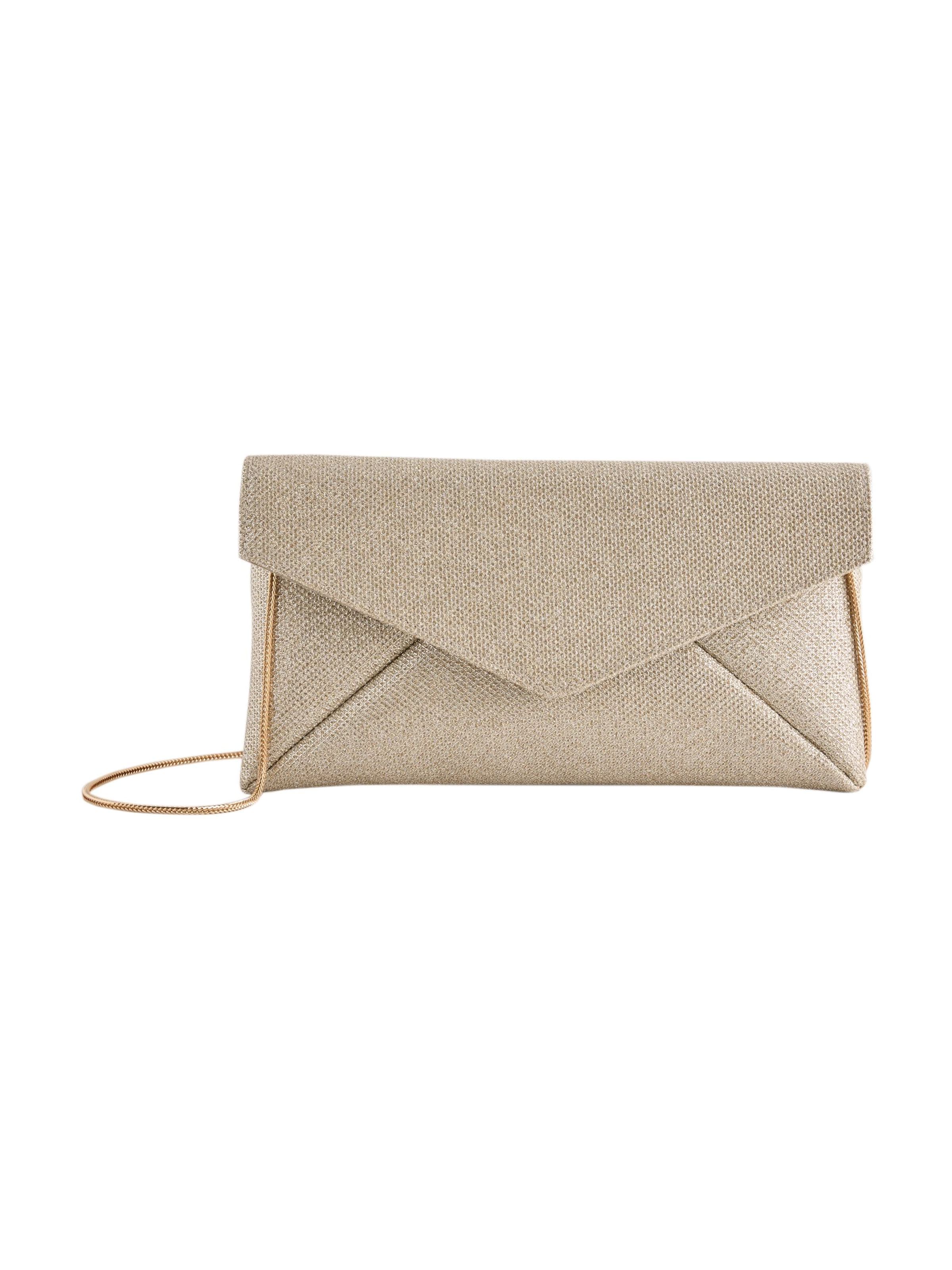 Next Clutch in Silver: front