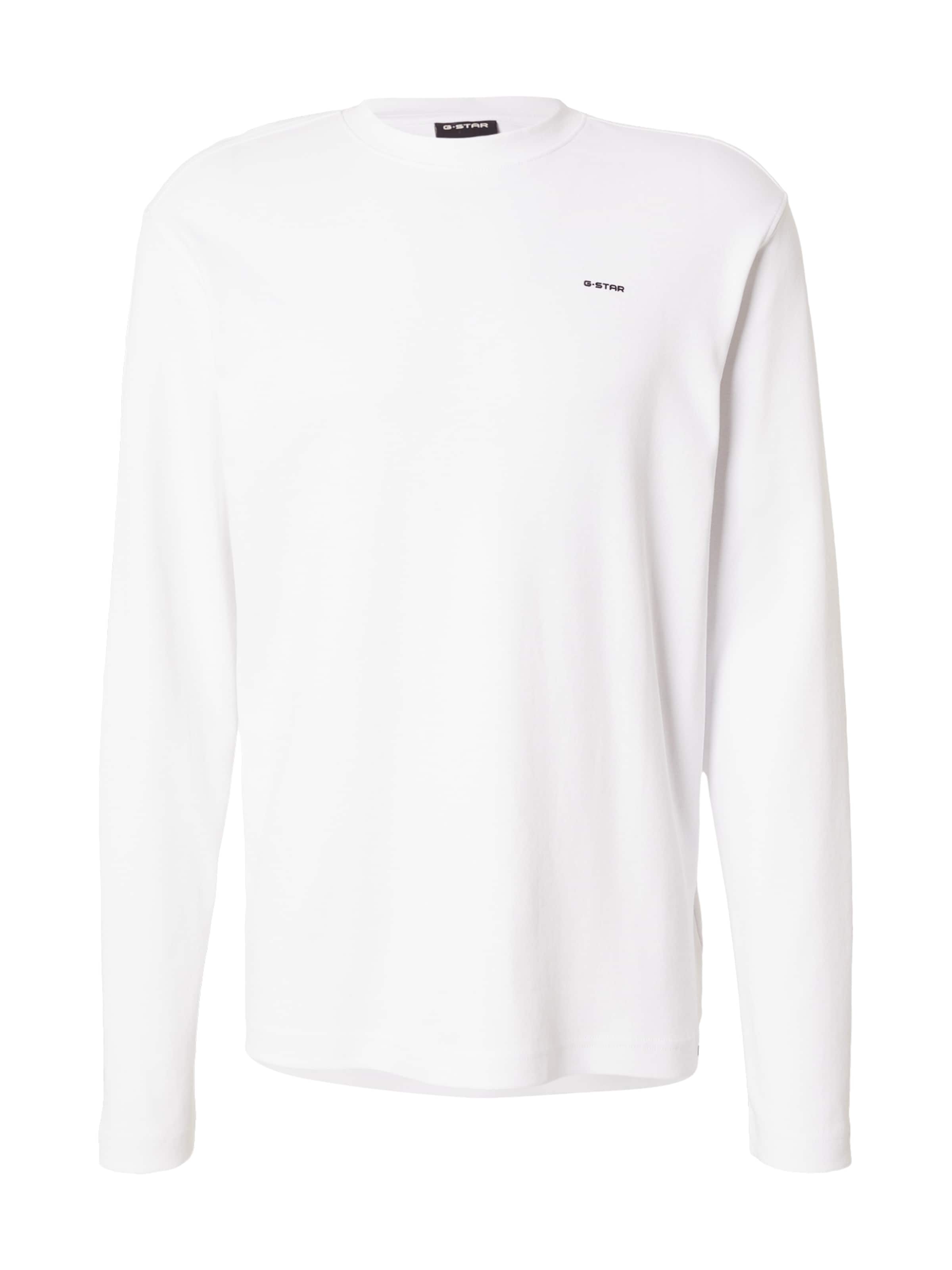 G-STAR T-shirt 'True' i vit: framsida