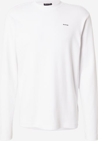 G-STAR T-shirt 'True' i vit: framsida