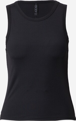 Cotton On Sports top in Black: front