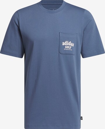 T-Shirt fonctionnel 'Ball Retrieval' ADIDAS PERFORMANCE en bleu : devant