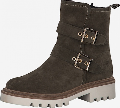 TAMARIS Botas en oliva, Vista del producto