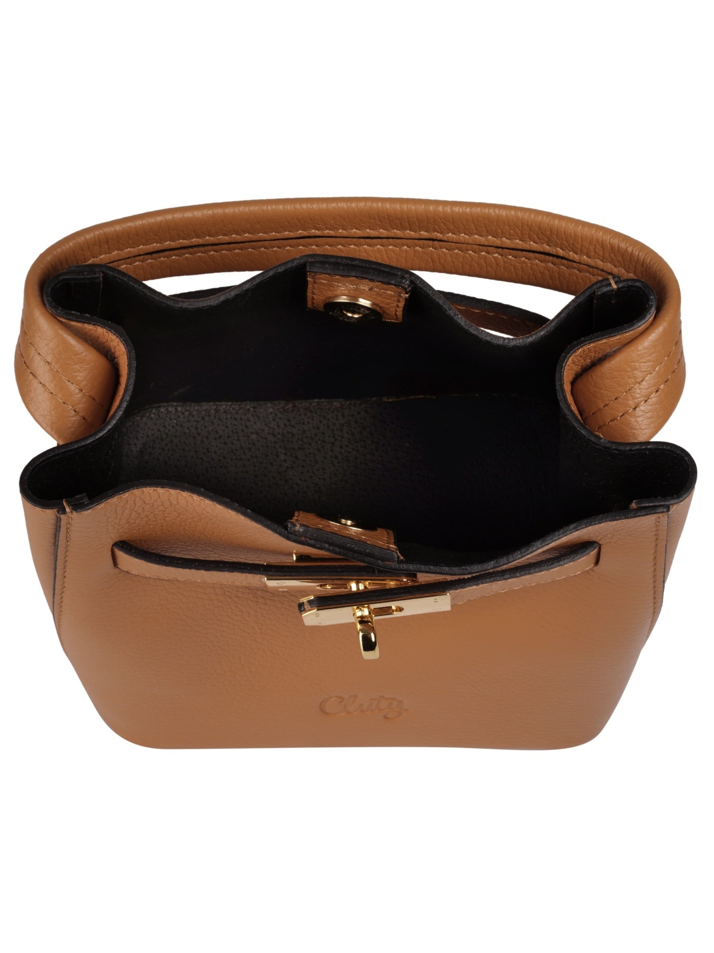Cluty Handbag in Brown