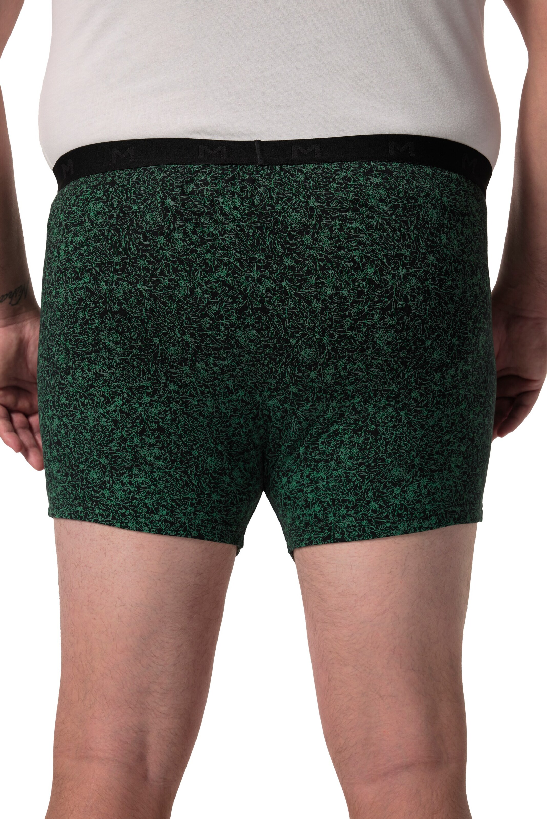 Men Plus Boxer shorts in Black