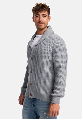 INDICODE JEANS Knit cardigan ' Brandox ' in Grey