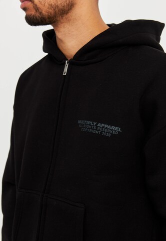 Multiply Apparel Sweat jacket in Black