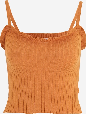 Cotton On Knitted Top 'CAMI' in Orange: front