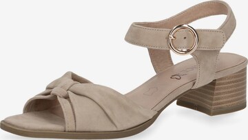 CAPRICE Sandals in Beige: front