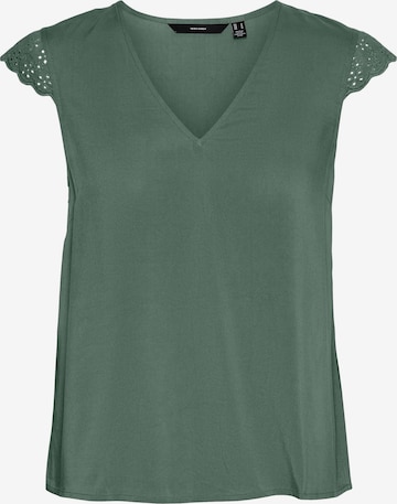 VERO MODA Bluse 'Vica' in Grün: predná strana