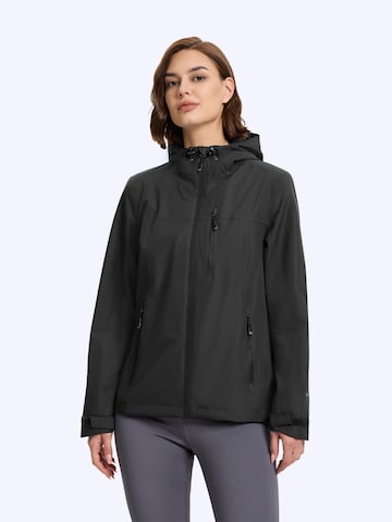 33,000ft Funktionsmantel '33,000ft Womens Rain Jacket'‌‌‌‌‌‌‌‌‌ in Schwarz: Vorderseite