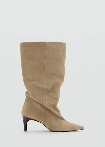MANGO Boots in Beige
